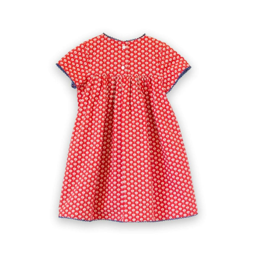Toddler Amy dress with Lace trim