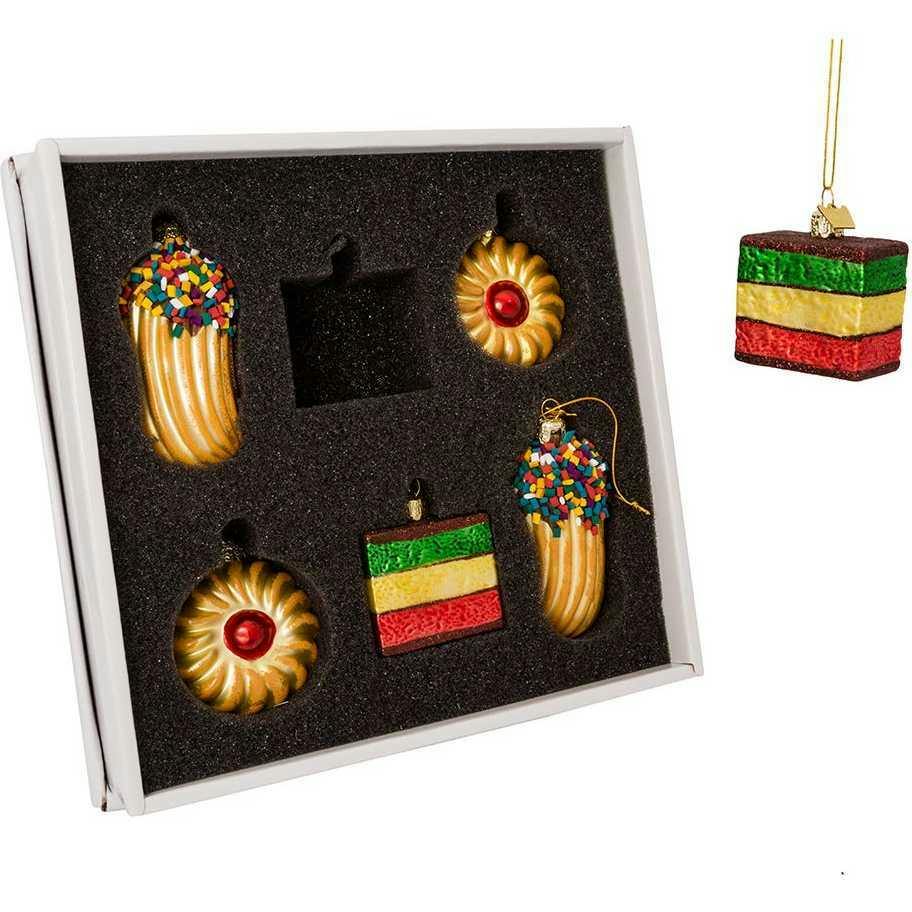 Noble Gems Cookie Glass Ornament Set