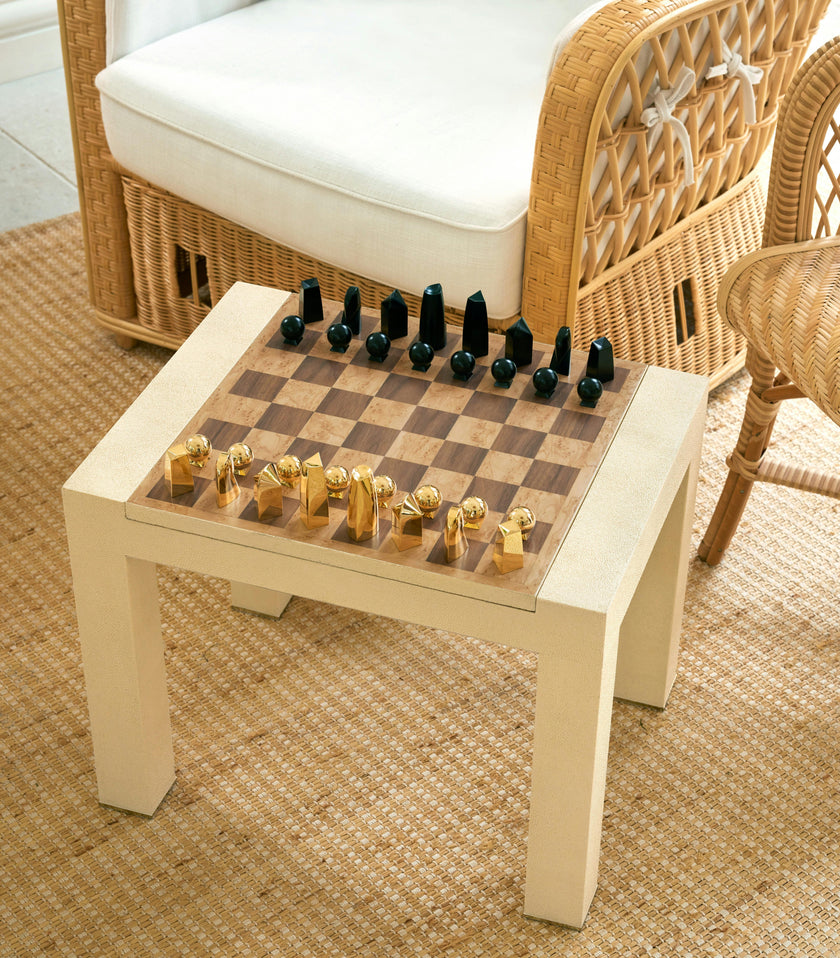 Shagreen Chess Side Table