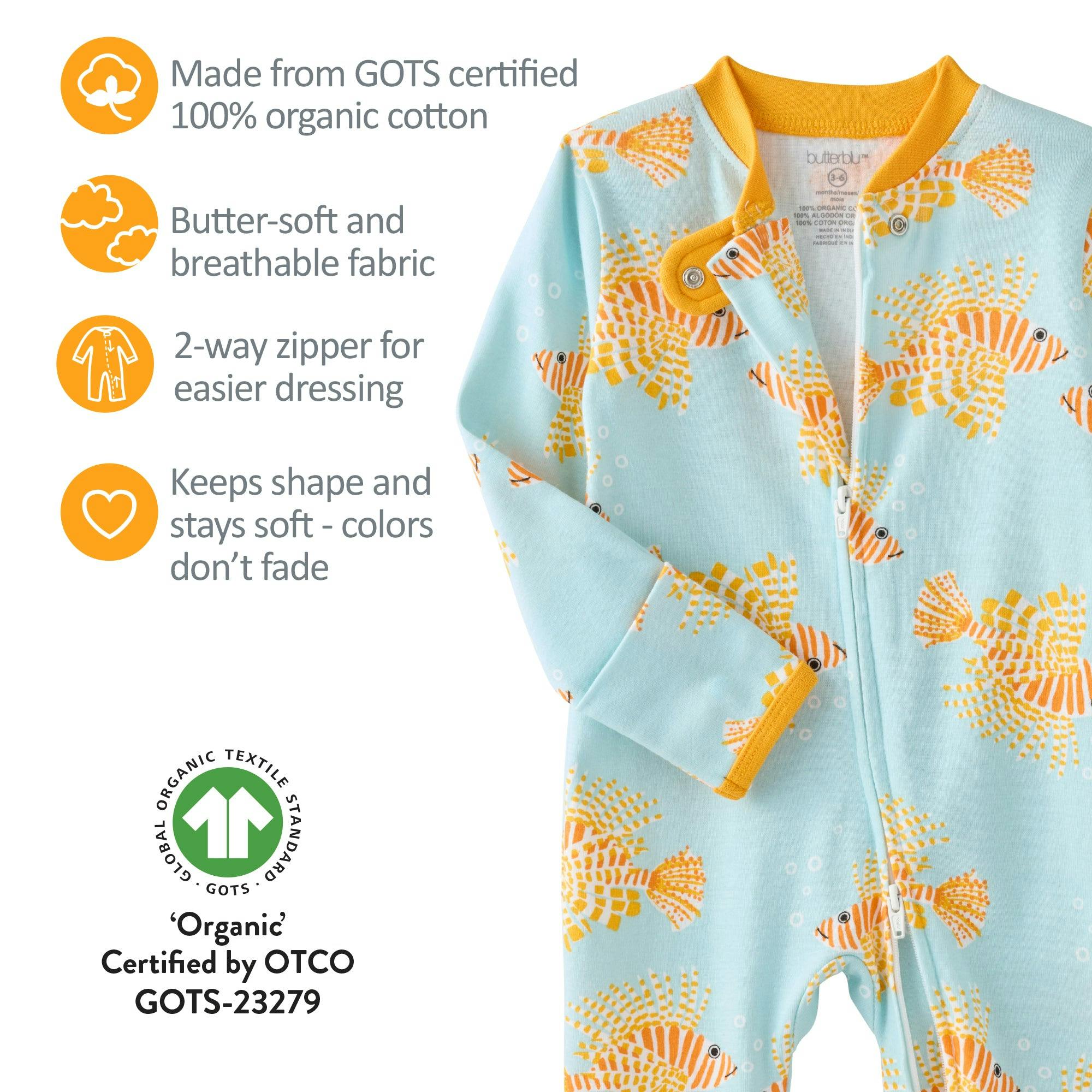 SHADOW Sleep & Play Baby Pajamas for Boys & Girls