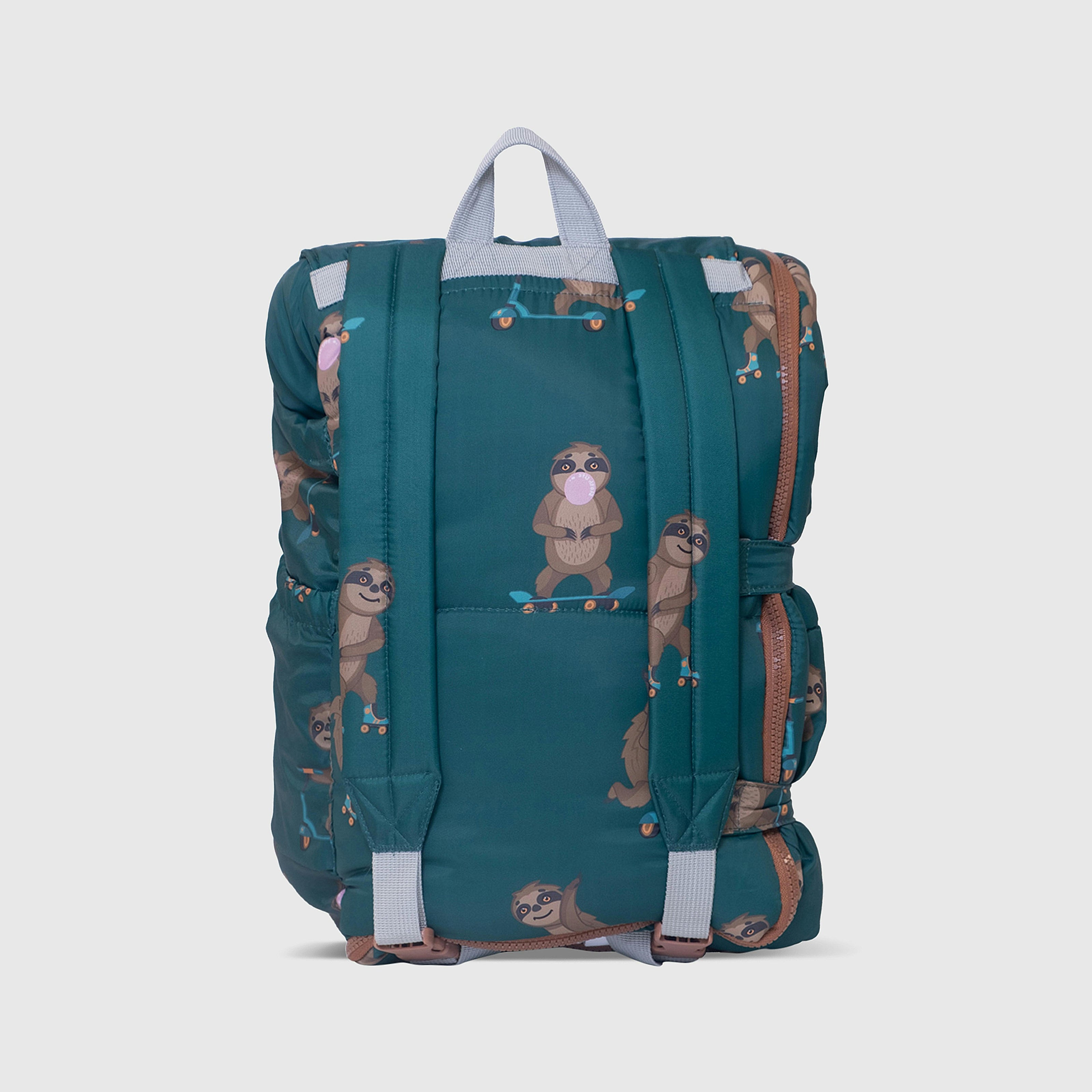 Sleep-N-Pack™ – Little Kid Size | Pals in Print: Skating Sloths
