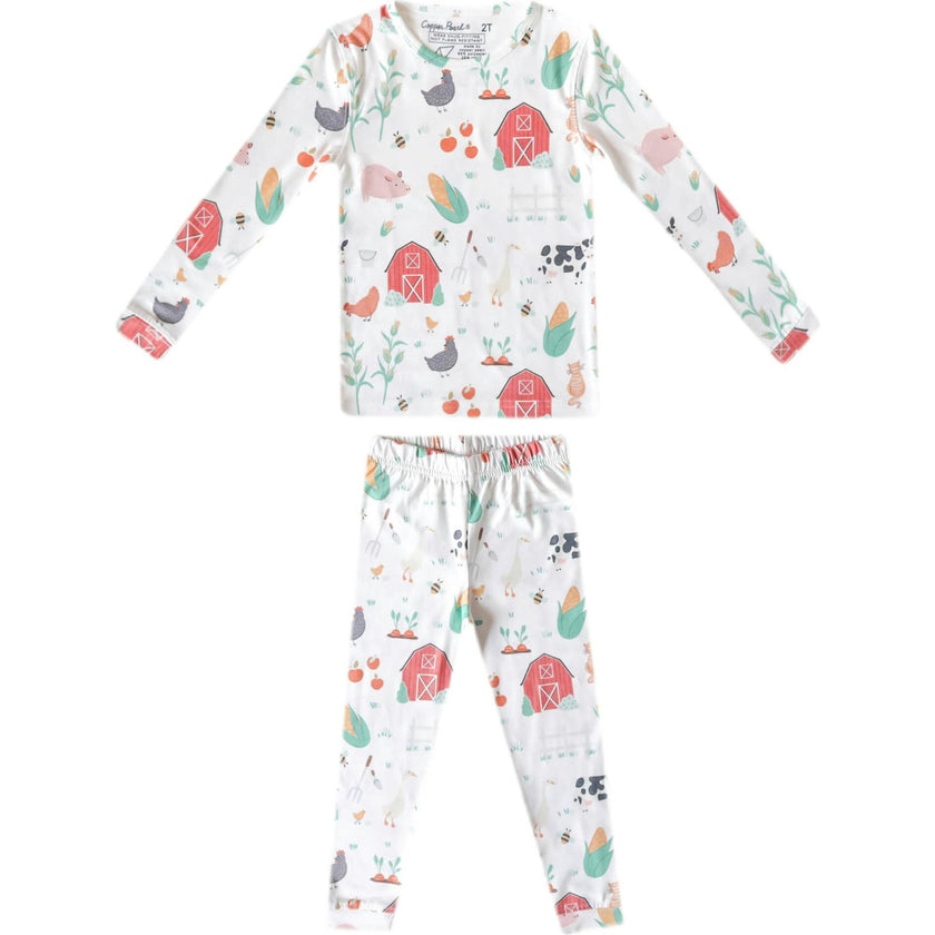 Farmstead 2pc Long Sleeve Pajama Set, Prints