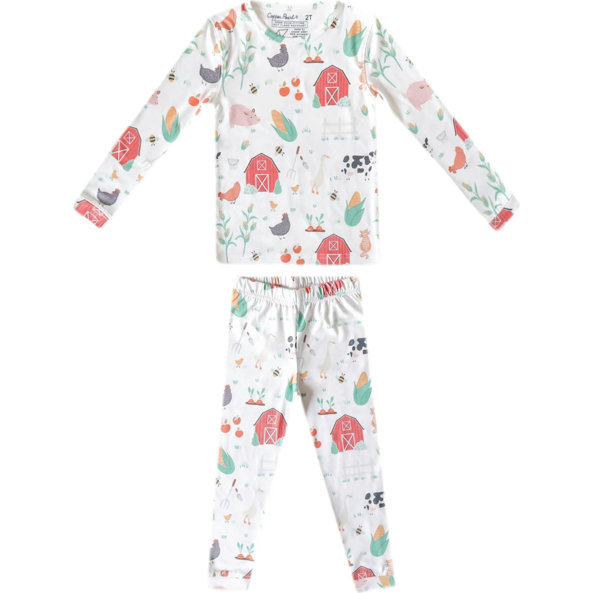 Farmstead 2pc Long Sleeve Pajama Set, Prints