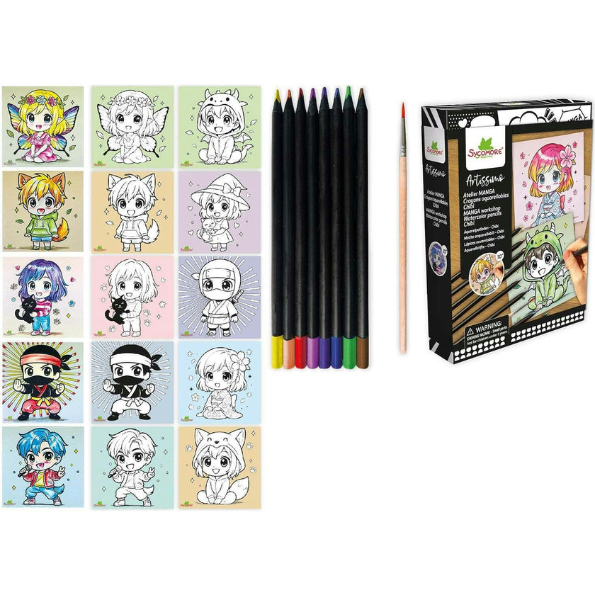 Artissimo - Manga Workshop Watercolor Pencils Chibi - 10y+