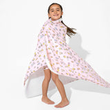 Easter Pink Bamboo Sherpa Blanket