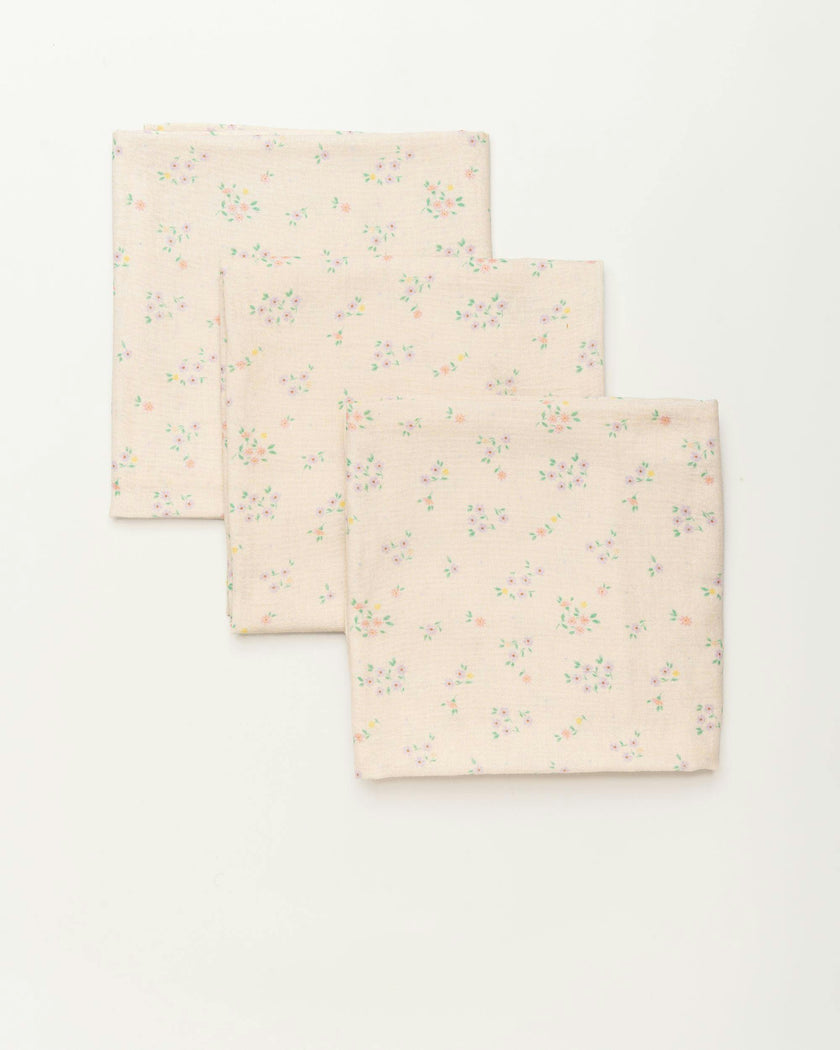 Baby Napkin - Painted Bouquet