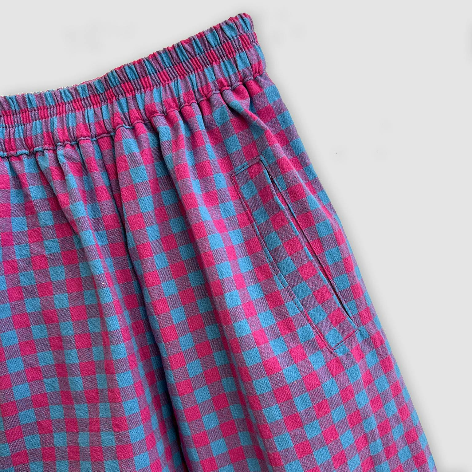 Purple Plaid Pants