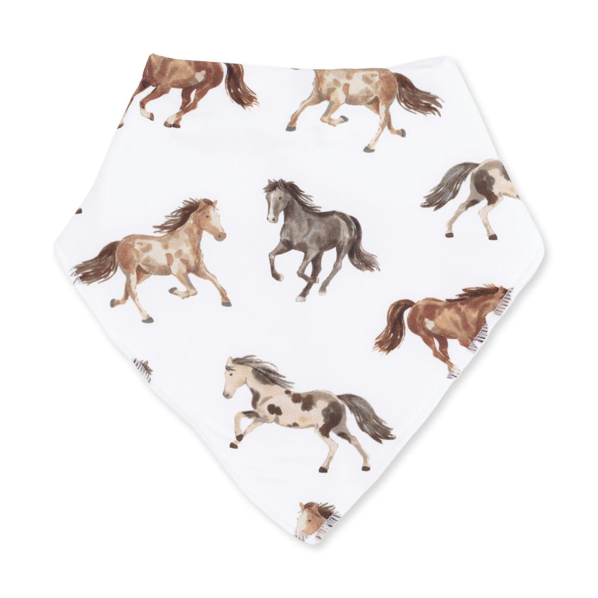 Wild Horses - Bandana Bib