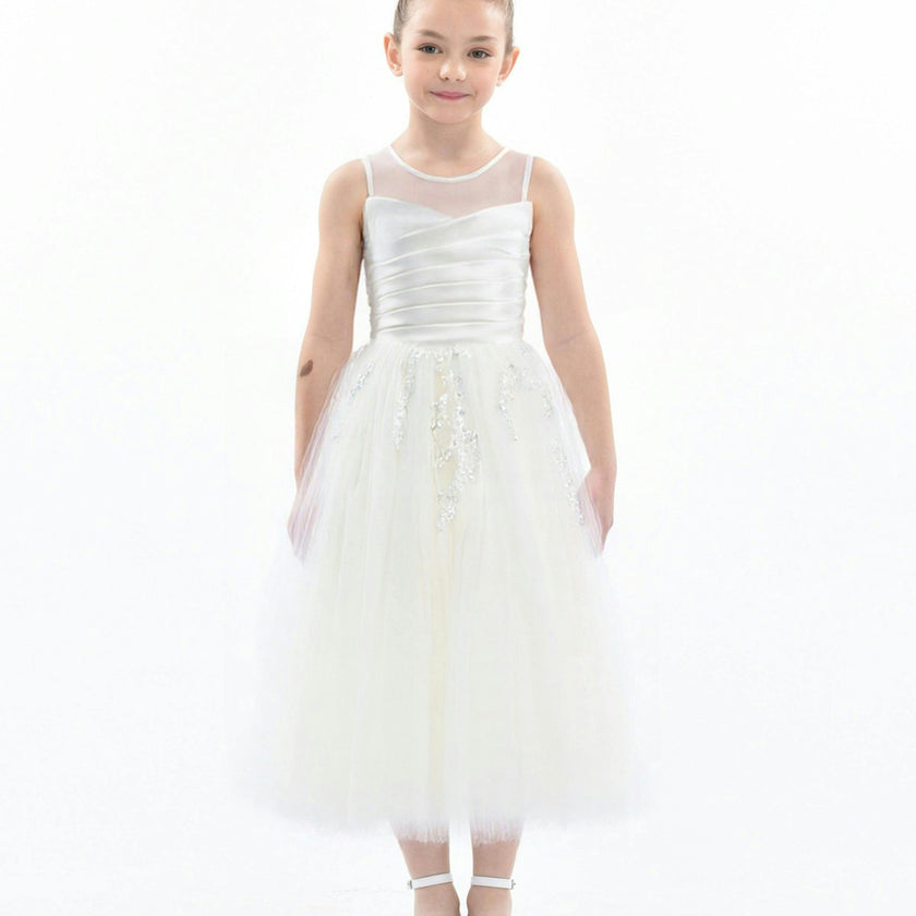 White Sleeveless Vivian Dress