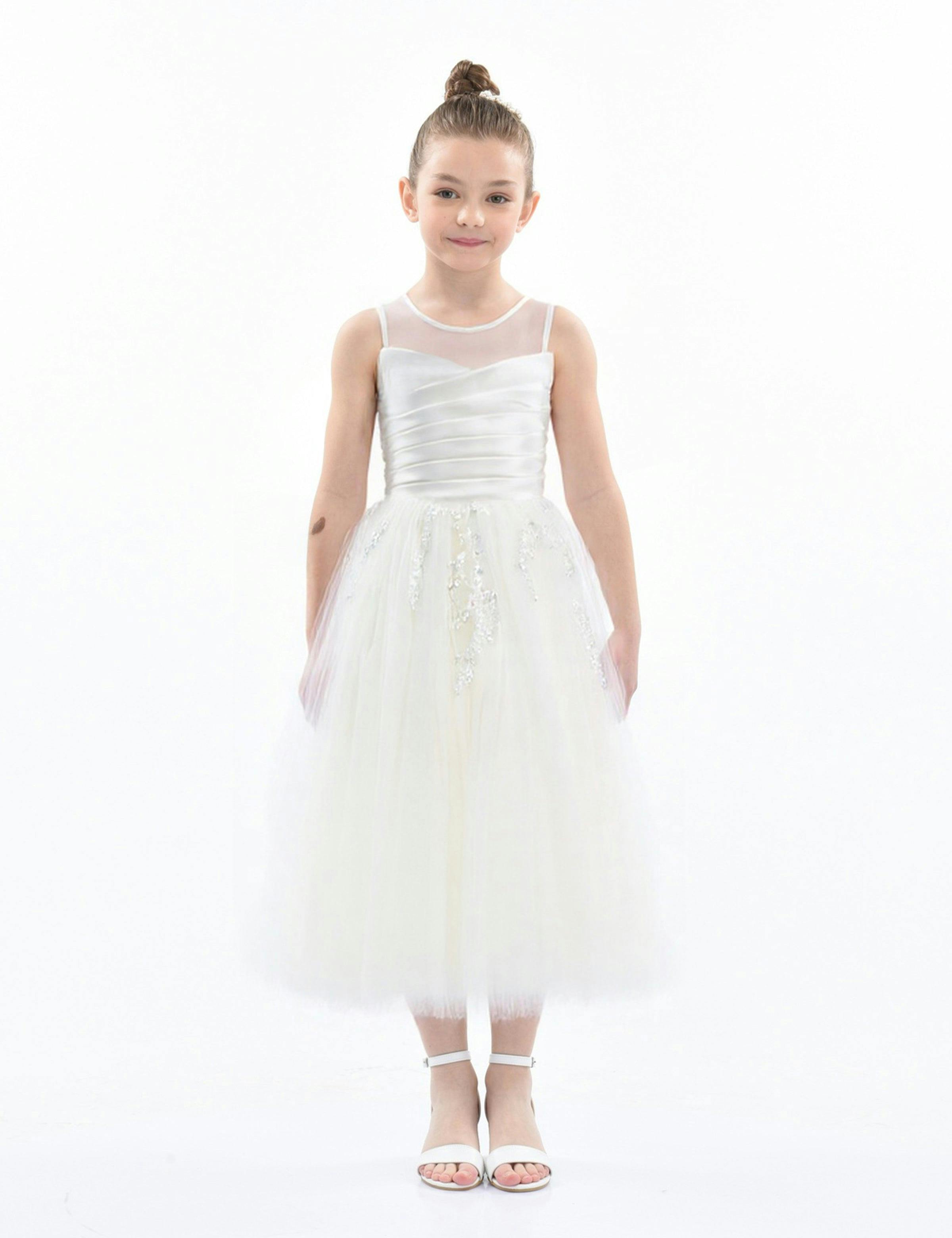White Sleeveless Vivian Dress