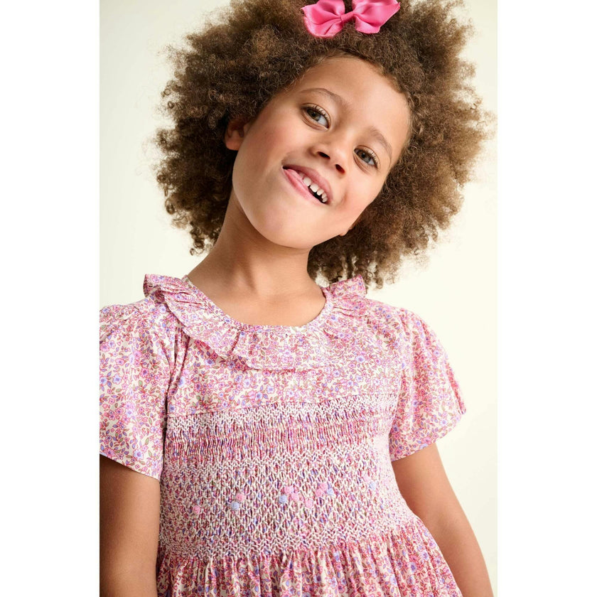Smocked Girls Dress