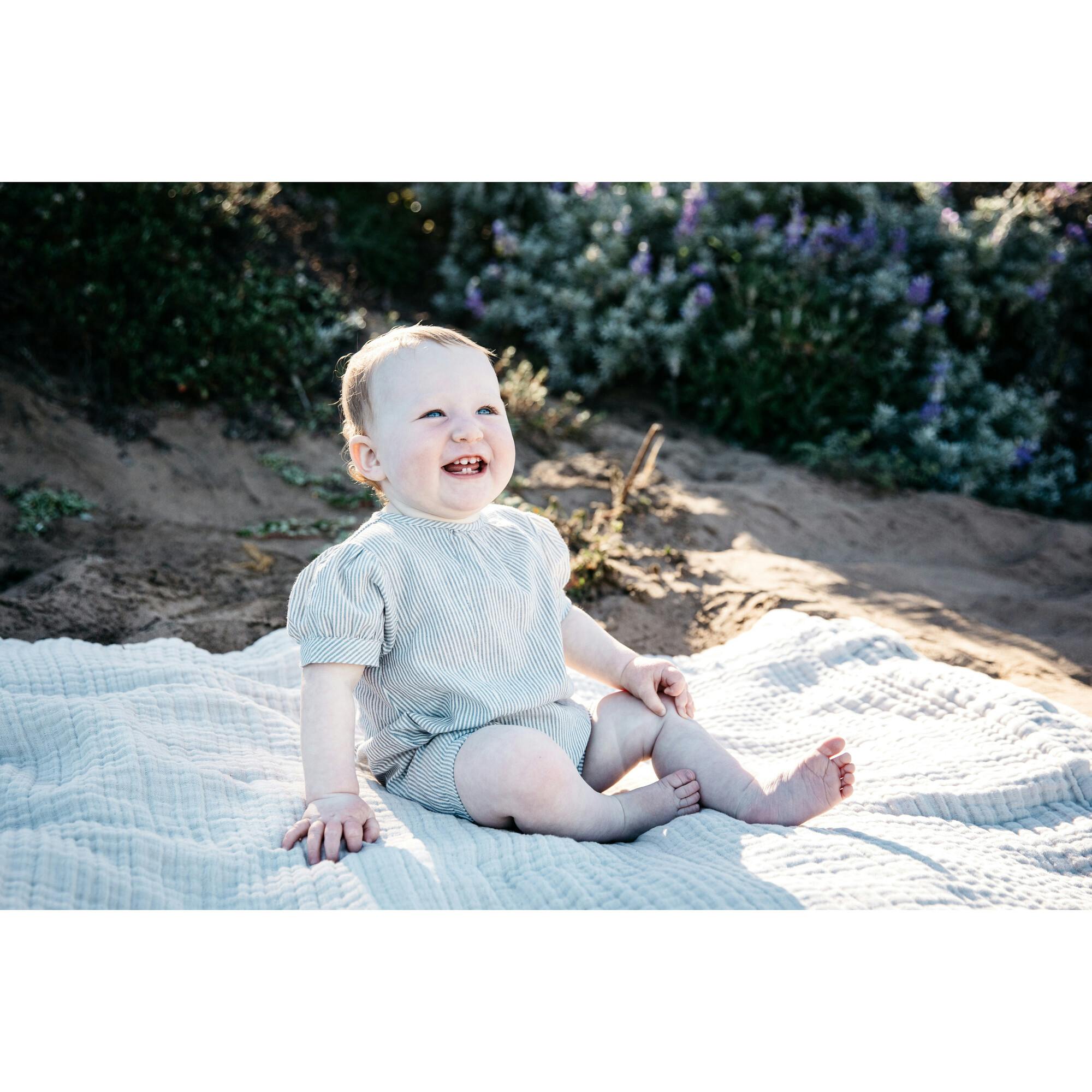 Organic Cotton Bubble Romper