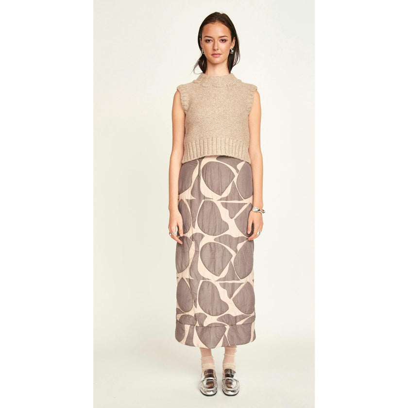 Lombok Skirt in Charcoal Jurassic
