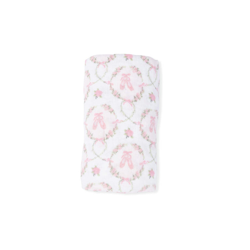 Cameo Ballet Shoes - Swaddle Blanket