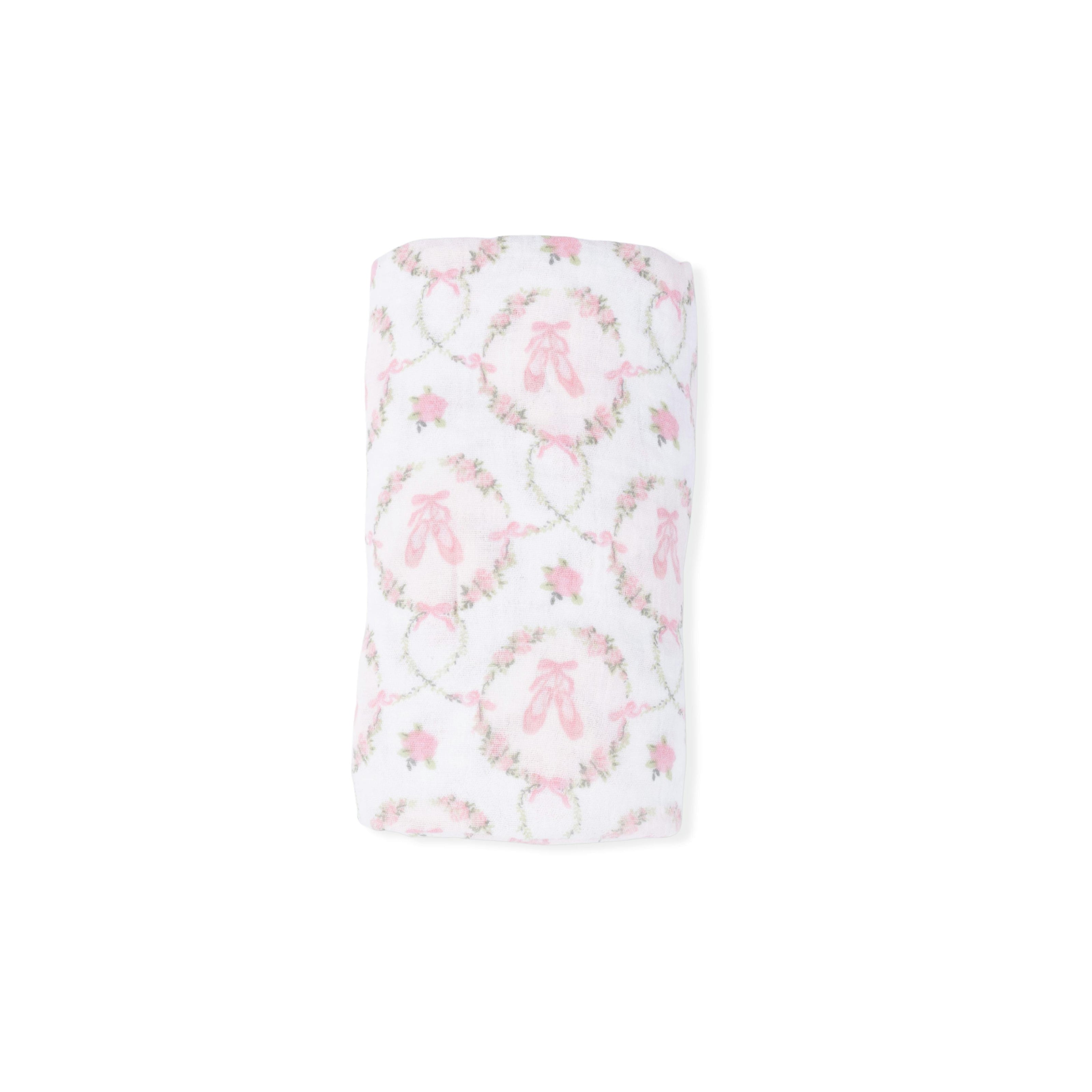 Cameo Ballet Shoes - Swaddle Blanket