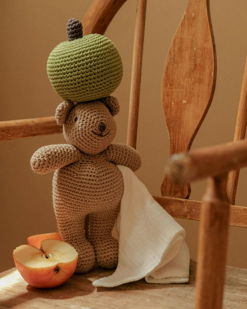 Teddy Bear Soft Toy 100% organic cotton