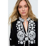 Katie Fringe Embroidered Mini Dress