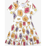 Peanut Butter Jelly Time Ruffled Twirl Dress