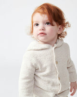 Hooded Cardigan - Fuzzy