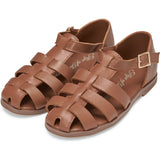 Lana Interlocked Leather Strap Sandals