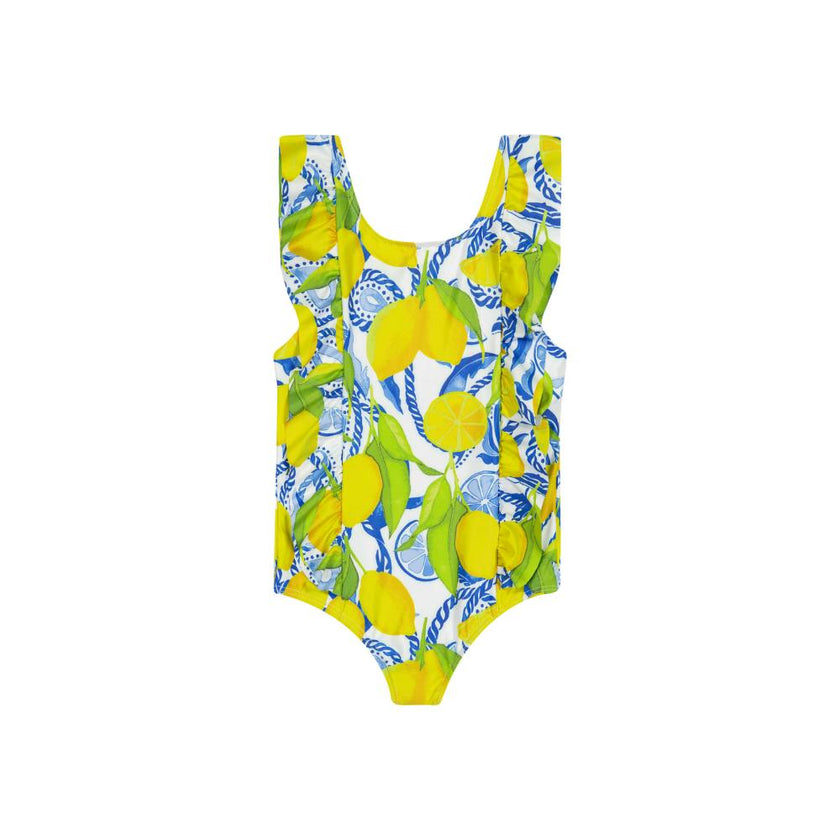 The Positano - Girls Ruffle One Piece UPF 50+