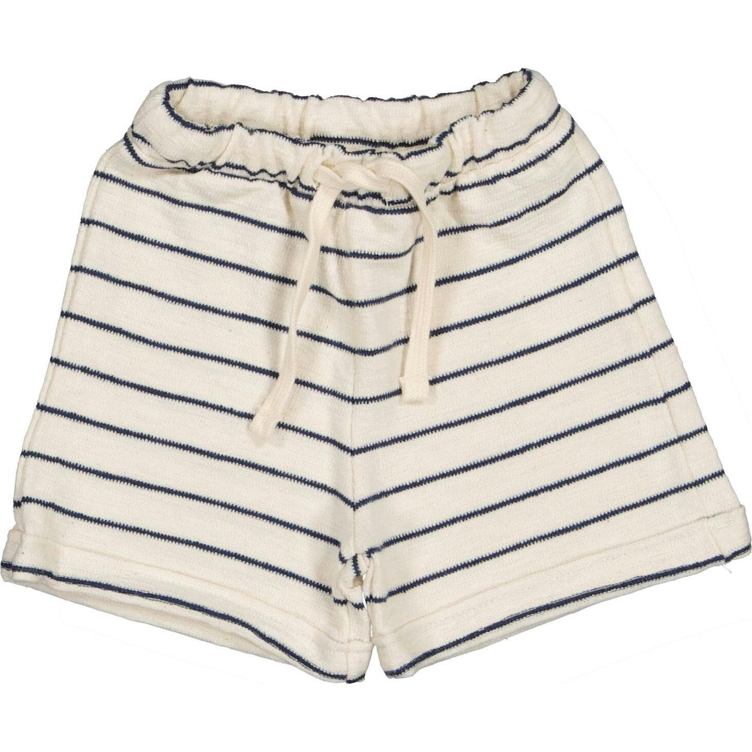 Striped Drawstring Shorts