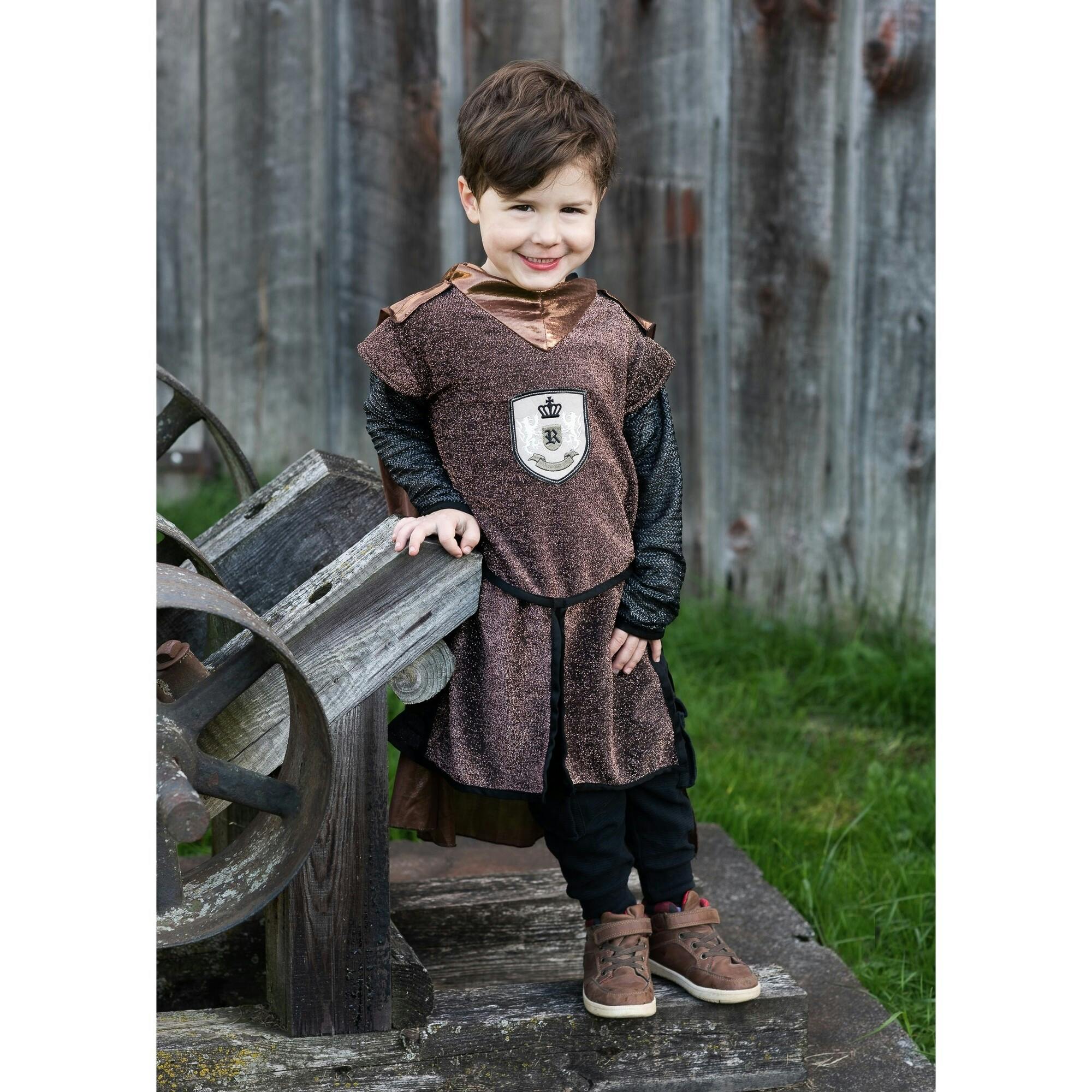 Brilliant Copper Knight Tunic with Cape