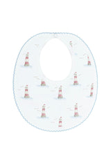 Lighthouse Print Bib