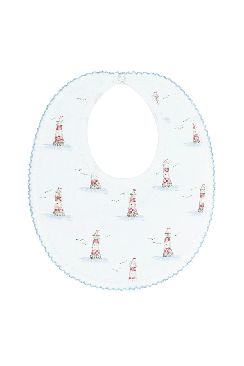 Lighthouse Print Bib