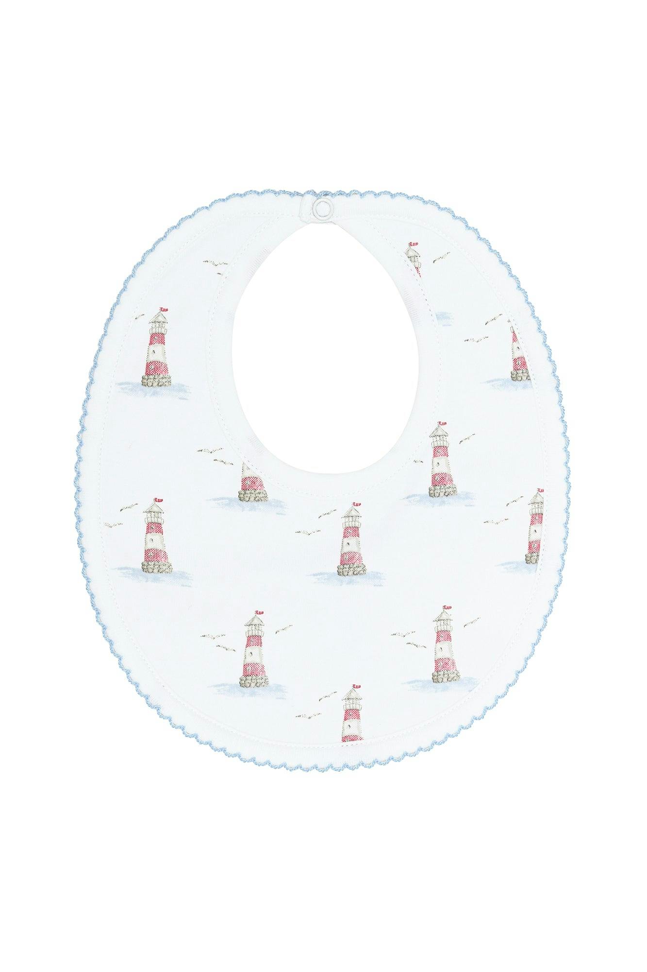 Lighthouse Print Bib