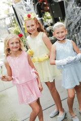 Pastel Sequin Bow Set