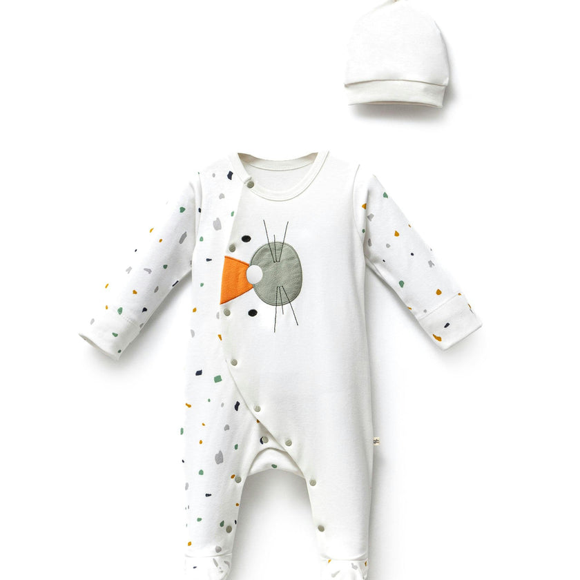 Multicolor Polka Dot One-Piece Set