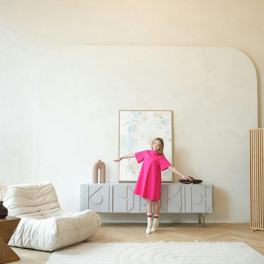 Mae Dress, Pink