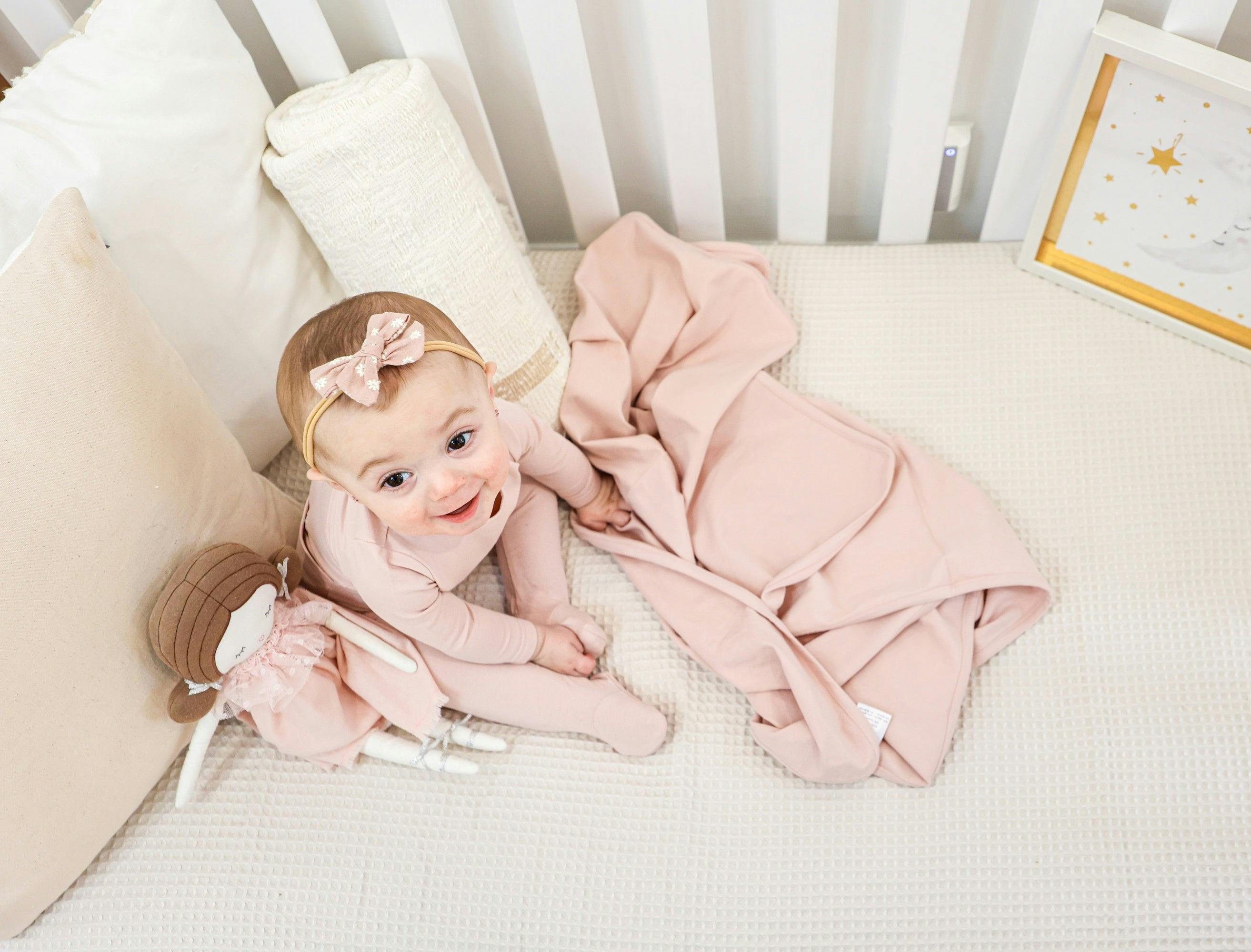 Embroidered Yoke Footie and Beanie Set