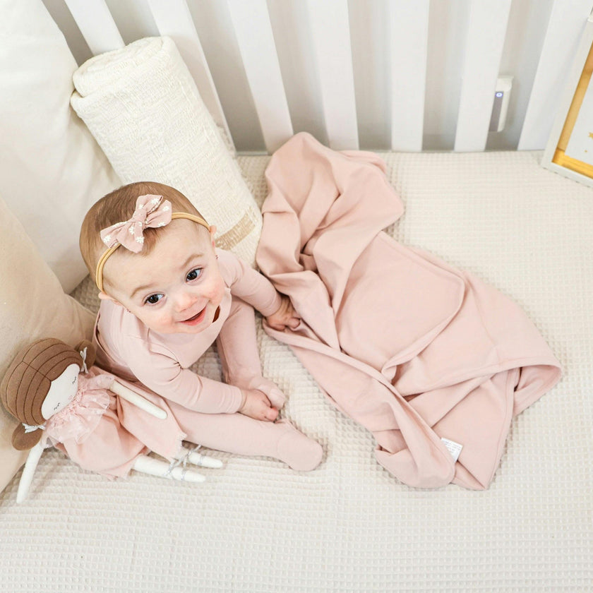 Embroidered Yoke Footie and Beanie Set