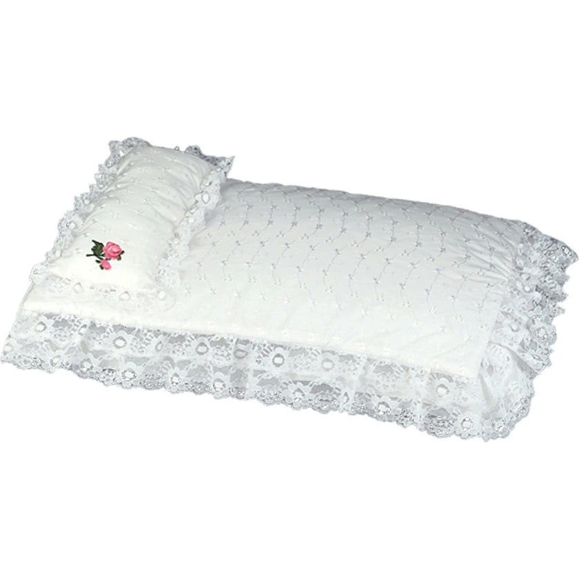 18" Doll Eyelet Bedding set