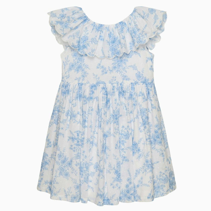 Kate Plumeti Scalloped Dress