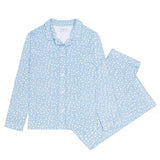 women's alpine fiore collared pima pajamas set