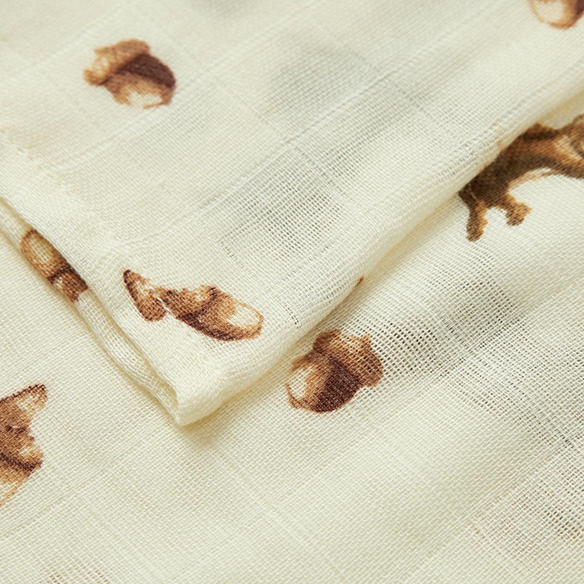 Bamboo Muslin Two-Piece Burp Cloth Set