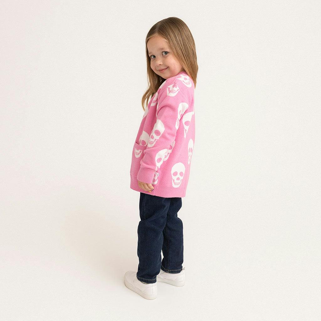 Posh Skelly Jacquard Cardigan