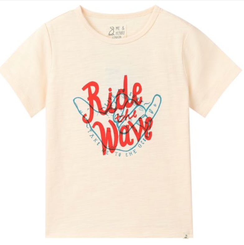 FALMOUTH RIDE THE WAVE Printed Tee
