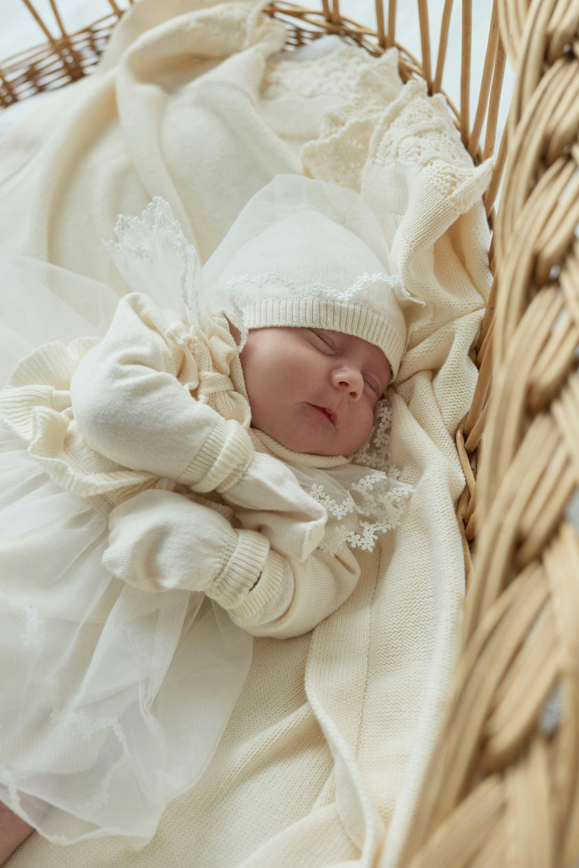 Organic Cotton Baby Dress Gift Set – 5 Pieces