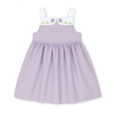 Pincord Dress with Flowers