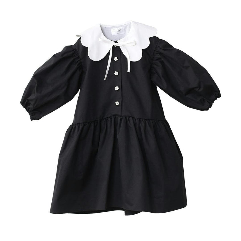 Selena dress (black/ivory)