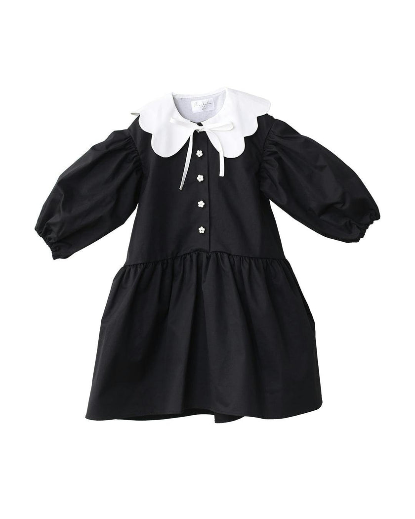 Selena dress (black/ivory)