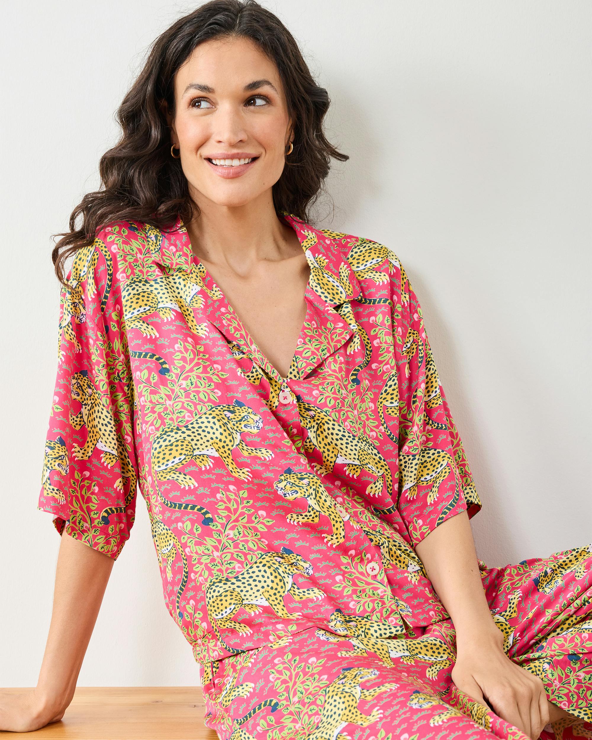 Bagheera - Eco Satin Wildest Dreams Set - Hot Pink