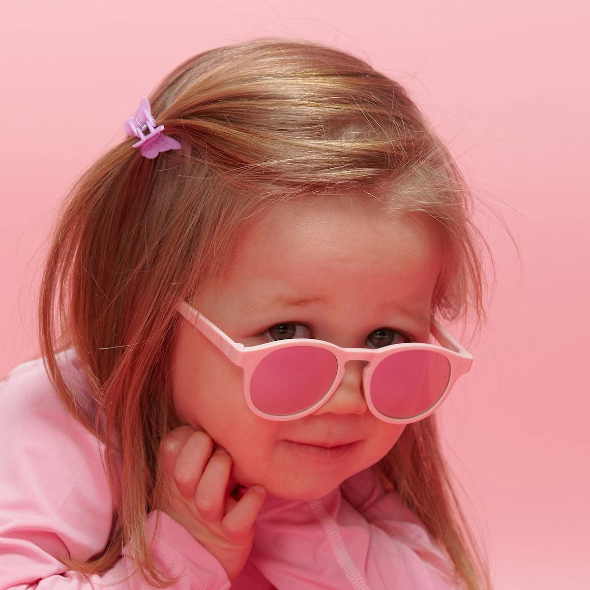 Polarized Keyhole: Pink Mirrored Lens