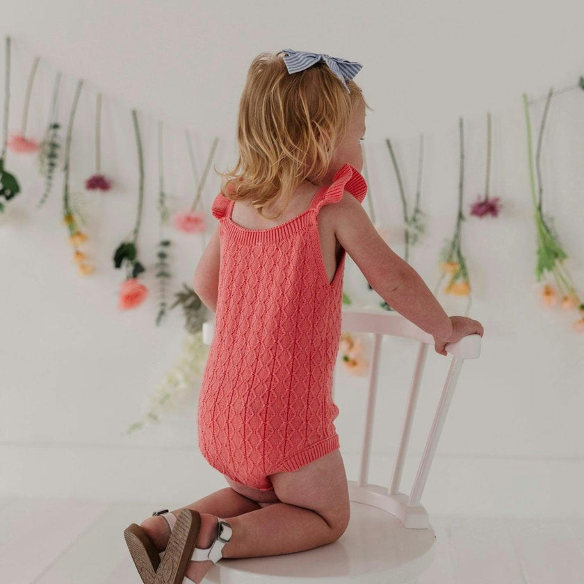 Baby Girl Knit Sweater Bodysuit