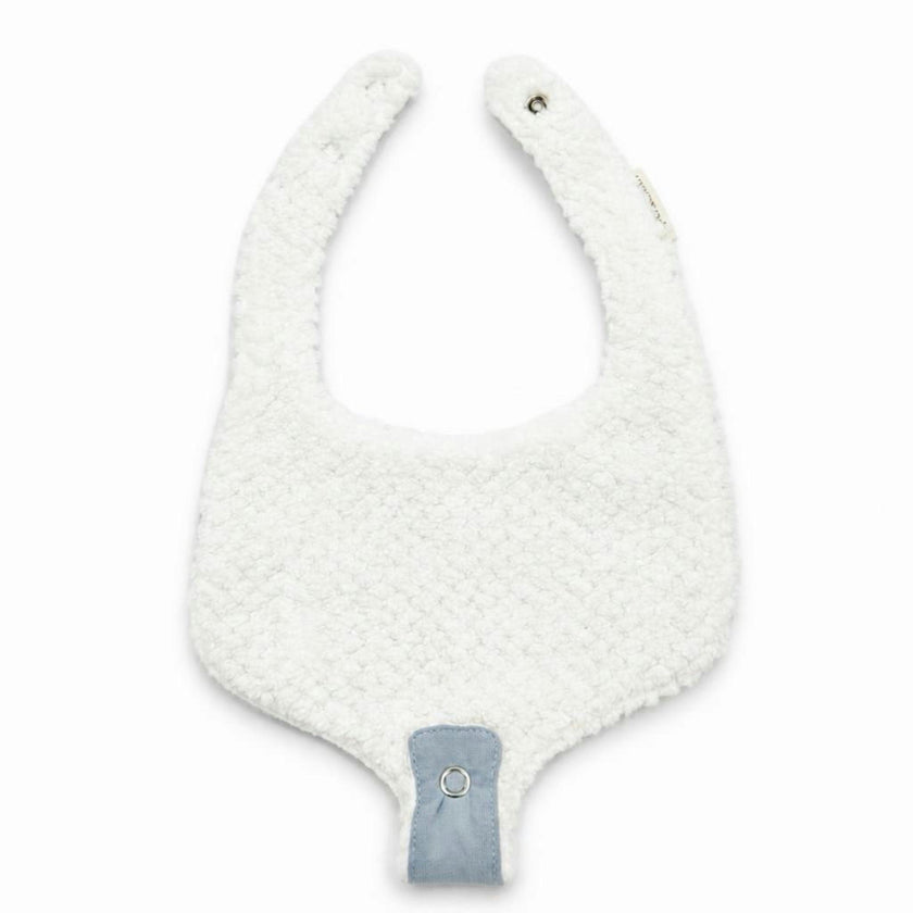 Pacifier Bib-Morning Fog