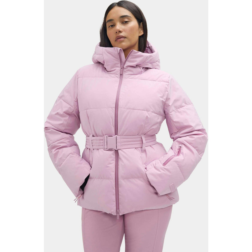 Hedy Belted Puffer Amethyst
